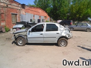 Битый автомобиль Renault Logan